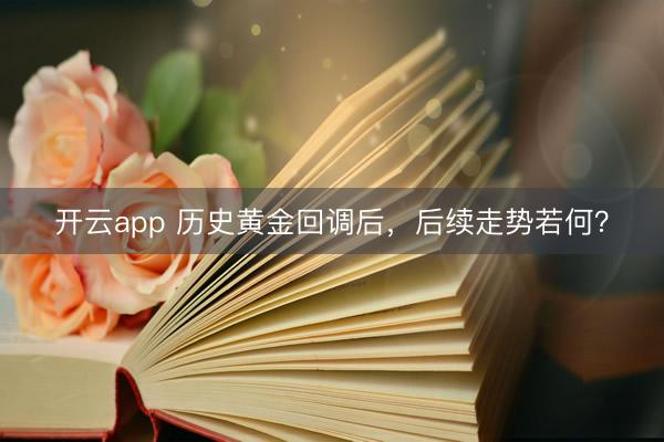开云app 历史黄金回调后，后续走势若何？